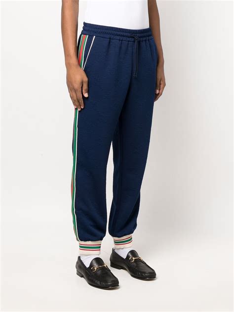 gg jacquard track pants